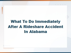 Your Rights After a Rideshare Accident in Alabama